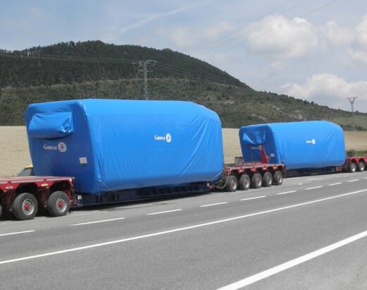 Fundas para maquinaria eólica