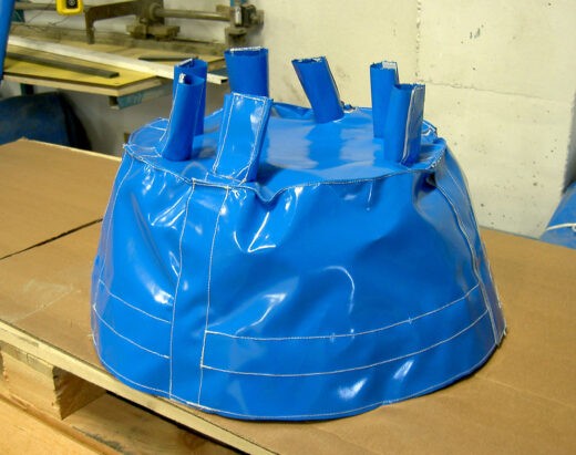 Fabricación a medida de fundas para maquinaria