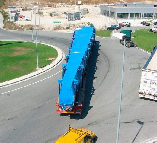 Fundas de lonas para transportes especiales